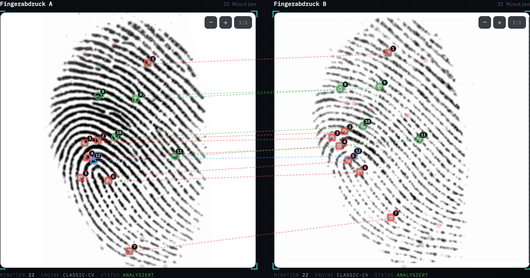 FingerMatch — matched prints